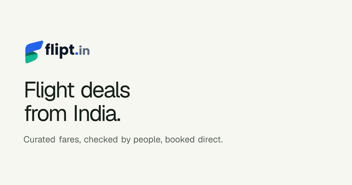 I built a site to find unusually cheap international flights from India. Looking for feedback.